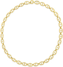 Load image into Gallery viewer, 14k Yellow Gold 8.5mm Lite Mariner Anchor Chain Necklace
