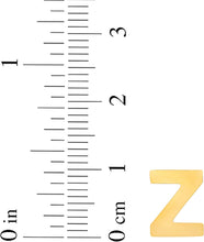 Load image into Gallery viewer, 14k Yellow Gold 0.4&quot; Block Alphabet Letter A - Z Initial Charm Pendant with Extendable Adjustable Chain Necklace
