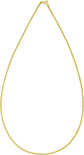 Load image into Gallery viewer, 14k Yellow Gold Sparkle Beaded Link Chain Necklace
