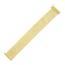 Load image into Gallery viewer, 14k Yellow Gold 23mm Brick Link Large Watch Band Bracelet, 7 Inch
