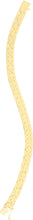 Load image into Gallery viewer, 14k Yellow Gold 6.5mm Clover Flower Tile Bracelet, 7 Inch
