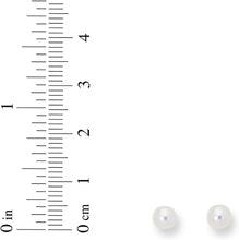 Load image into Gallery viewer, 14k Yellow Gold 4mm Pearl Stud Earrings
