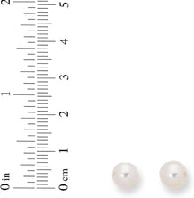 Load image into Gallery viewer, 14k Yellow Gold 4mm Pearl Stud Earrings
