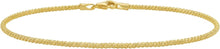 Load image into Gallery viewer, 14k Yellow Gold Sparkle Beaded Link Chain Bracelet, 7 Inch
