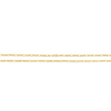 Load image into Gallery viewer, 14k Yellow Gold 3.5mm Lite Figaro Chain Necklace

