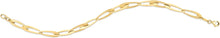 Load image into Gallery viewer, Italian 14k Yellow Gold 5.4mm Oval Disc Link Bracelet, 7.5 Inch
