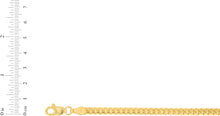 Load image into Gallery viewer, 10k Yellow Gold 3mm Solid Miami Cuban Curb Bracelet
