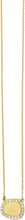 Load image into Gallery viewer, .12cttw Diamond 14k Yellow Gold 11mm Freeform Cushion Charm Pendant Adjustable Chain Necklace, 16 Inch-18"
