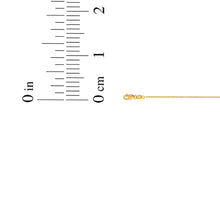 Load image into Gallery viewer, 14k Yellow Gold or White Gold or Rose Gold 1.1mm Solid Diamond Cut Cable Chain Necklace
