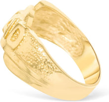 Load image into Gallery viewer, 10k Yellow Gold 11.2mm DAD Father Ring, Sizes 6-12
