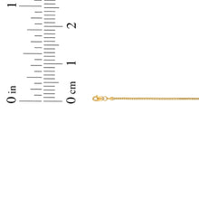 Load image into Gallery viewer, 14k Yellow Gold or White Gold 1.3mm Solid Ice Chain Necklace
