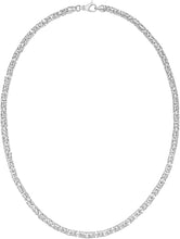 Load image into Gallery viewer, 925 Sterling Silver 4.6mm Round Byzantine Chain Necklace, 22"� or 24 Inch
