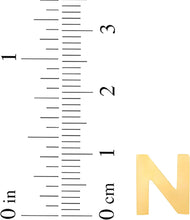 Load image into Gallery viewer, 14k Yellow Gold 0.4&quot; Block Alphabet Letter A - Z Initial Charm Pendant with Extendable Adjustable Chain Necklace
