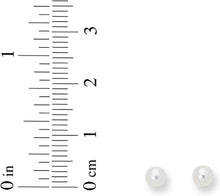 Load image into Gallery viewer, 14k Yellow Gold 4mm Pearl Stud Earrings
