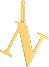Load image into Gallery viewer, 14k Yellow Gold 0.9&quot; Alphabet Letter A - Z Initial Charm Pendant with optional Extendable Adjustable Chain Necklace
