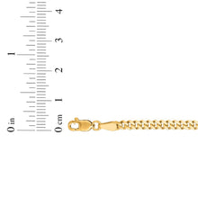 Load image into Gallery viewer, 14k Yellow Gold 3.6mm Solid Gourmette Chain Necklace
