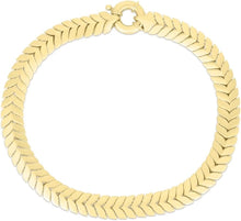 Load image into Gallery viewer, 14k Yellow Gold 6mm Chevron Bracelet, 7.5 Inch
