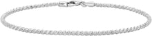 Load image into Gallery viewer, 14k White Gold Sparkle Beaded Link Chain Bracelet, 7 Inch
