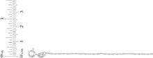 Load image into Gallery viewer, 10k Yellow Gold or White Gold 1mm Solid Thin Singapore Chain Necklace
