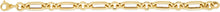 Load image into Gallery viewer, 14k Yellow Gold 8mm Lite Paperclip Figaro with Round Link Chain Bracelet 7.5 Inch
