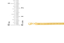 Load image into Gallery viewer, 10k Yellow Gold 3mm Lite Franco Chain Link Necklace
