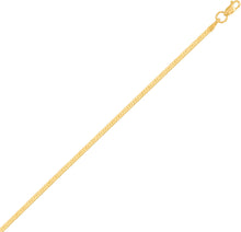 Load image into Gallery viewer, 14k Yellow Gold 1.5mm Solid Herringbone Chain Bracelet or Anklet
