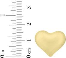 Load image into Gallery viewer, 14k Yellow Gold 16mm Puffed Heart Studs Earrings
