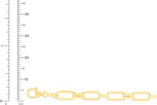 Load image into Gallery viewer, 14k Yellow Gold 5.5mm Alternating Paperclip Link Bracelet, 7.5 Inch
