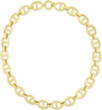 Load image into Gallery viewer, 14k Yellow Gold 13mm Lite Mariner Anchor Chain Necklace
