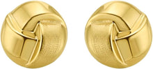 Load image into Gallery viewer, 14k Yellow Gold 12.4mm or 17mm Knot Stud Earrings
