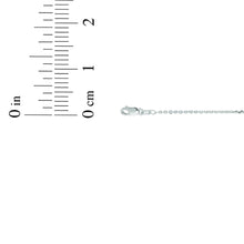 Load image into Gallery viewer, 14k Yellow Gold or White Gold or Rose Gold 1.1mm Solid Diamond Cut Cable Chain Necklace
