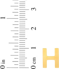 Load image into Gallery viewer, 14k Yellow Gold 0.4&quot; Block Alphabet Letter A - Z Initial Charm Pendant with Extendable Adjustable Chain Necklace
