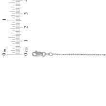 Load image into Gallery viewer, 14k Yellow Gold or White Gold 1.1mm Diamond Cut Bead Chain Necklace
