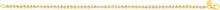 Load image into Gallery viewer, Italian 14k Two-Tone Gold 2.4mm Alternating Bead Link Bracelet, 7 Inch

