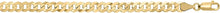Load image into Gallery viewer, Italian 14k Gold Over 925 Silver 5.3mm Comfort Curb Link Chain Bracelet, 8 Inch
