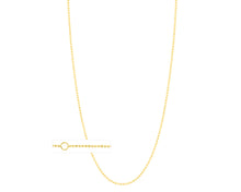 Load image into Gallery viewer, 14K Extendable Diamond Cut Bead Chain
