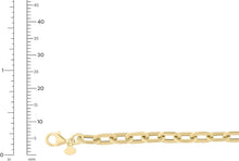 Load image into Gallery viewer, 14k Yellow Gold 4.5mm Oval Paperclip Link Bracelet, 7.5 Inch
