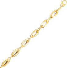 Load image into Gallery viewer, 14k Yellow Gold 8.2mm Double Oval Link Bracelet, 7.5 Inch
