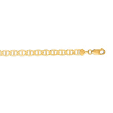 Load image into Gallery viewer, 14k Yellow Gold 3.2mm Solid Mariner Chain Necklace
