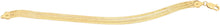 Load image into Gallery viewer, 14k Yellow Gold 1.8mm Triple Strand Herringbone Link Bracelet, 7 Inch
