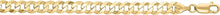 Load image into Gallery viewer, Italian 14k Gold Over 925 Silver 5.3mm Comfort Curb Link Chain Bracelet, 8 Inch
