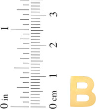 Load image into Gallery viewer, 14k Yellow Gold 0.4&quot; Block Alphabet Letter A - Z Initial Charm Pendant with Extendable Adjustable Chain Necklace
