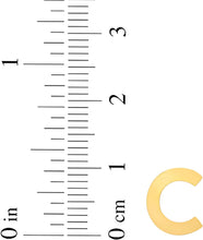 Load image into Gallery viewer, 14k Yellow Gold 0.4&quot; Block Alphabet Letter A - Z Initial Charm Pendant with Extendable Adjustable Chain Necklace
