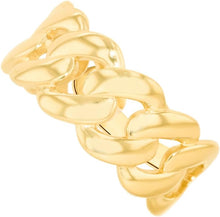 Load image into Gallery viewer, 10k Yellow Gold 10mm Cuban Link Ring, Sizes 4 - 13
