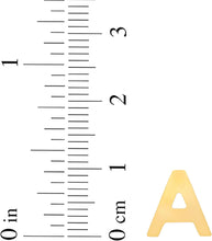 Load image into Gallery viewer, 14k Yellow Gold 0.4&quot; Block Alphabet Letter A - Z Initial Charm Pendant with Extendable Adjustable Chain Necklace
