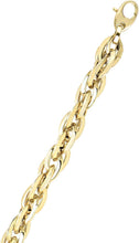 Load image into Gallery viewer, 14k Yellow Gold 7mm Polished Double Oval Link Bracelet, 7.75 Inch
