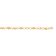 Load image into Gallery viewer, 14k Yellow Gold or White Gold 5mm Link Bracelet
