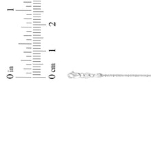 Load image into Gallery viewer, 14k Yellow Gold or White Gold 1.5mm Twisted Crisscross Sparkle Chain Necklace
