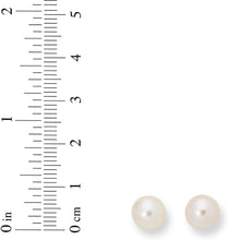 Load image into Gallery viewer, 14k Yellow Gold 4mm Pearl Stud Earrings
