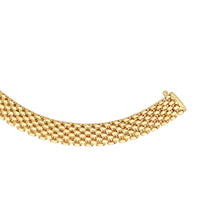 Load image into Gallery viewer, 14k Yellow Gold 9mm Panther Link Bracelet, 7 Inch
